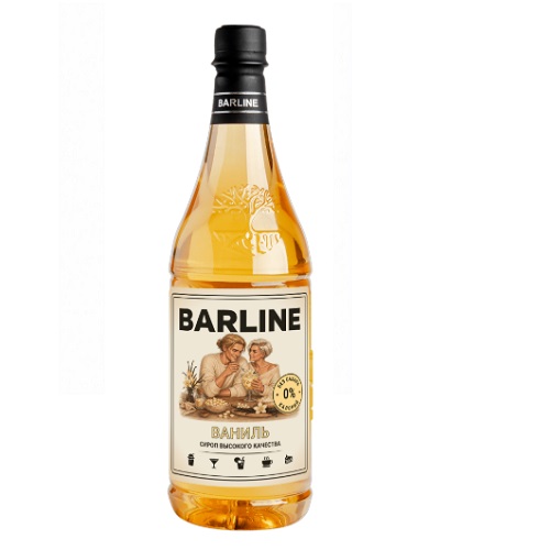 Barline сироп Ваниль, без сахара, ПЭТ, 1л